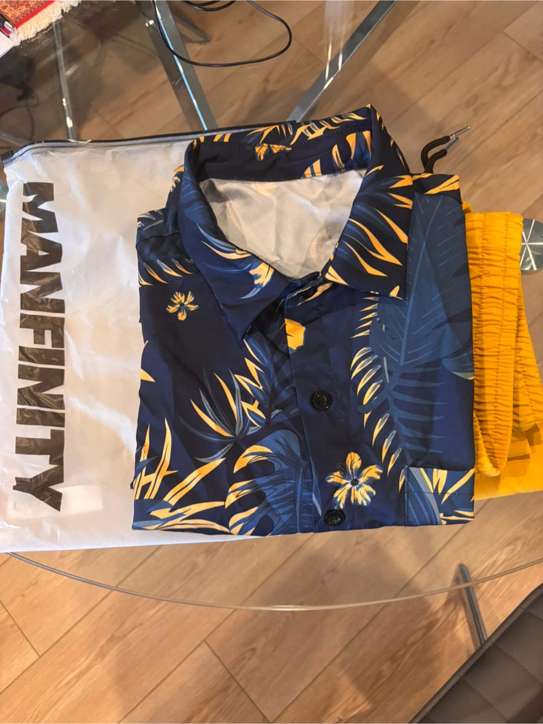 Men's Hawaiian Shirt & Shorts Set - photo 3