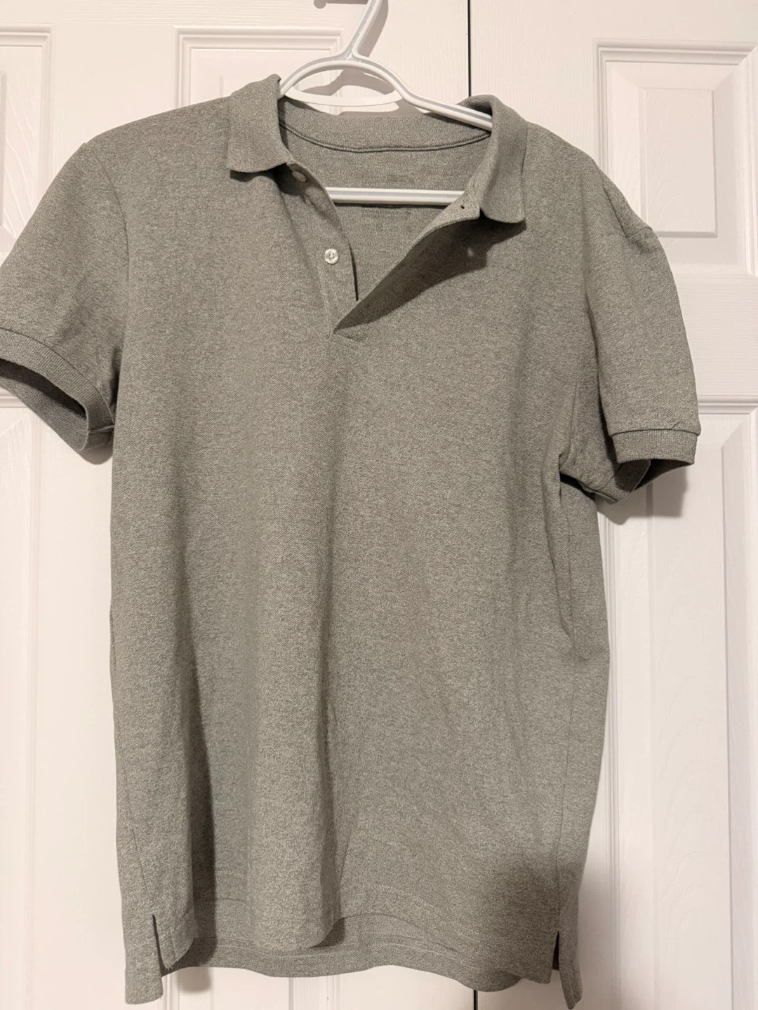 New Grey Polo Shirt size large
