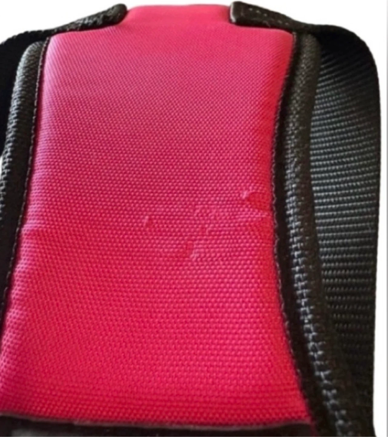 Dog Car Seatbelt Harness — Pink & Black Safety Clip | Size Small - photo 3