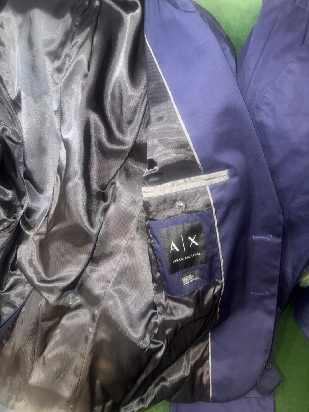 A|X Purple/Navy 3-Piece Suit - photo 3
