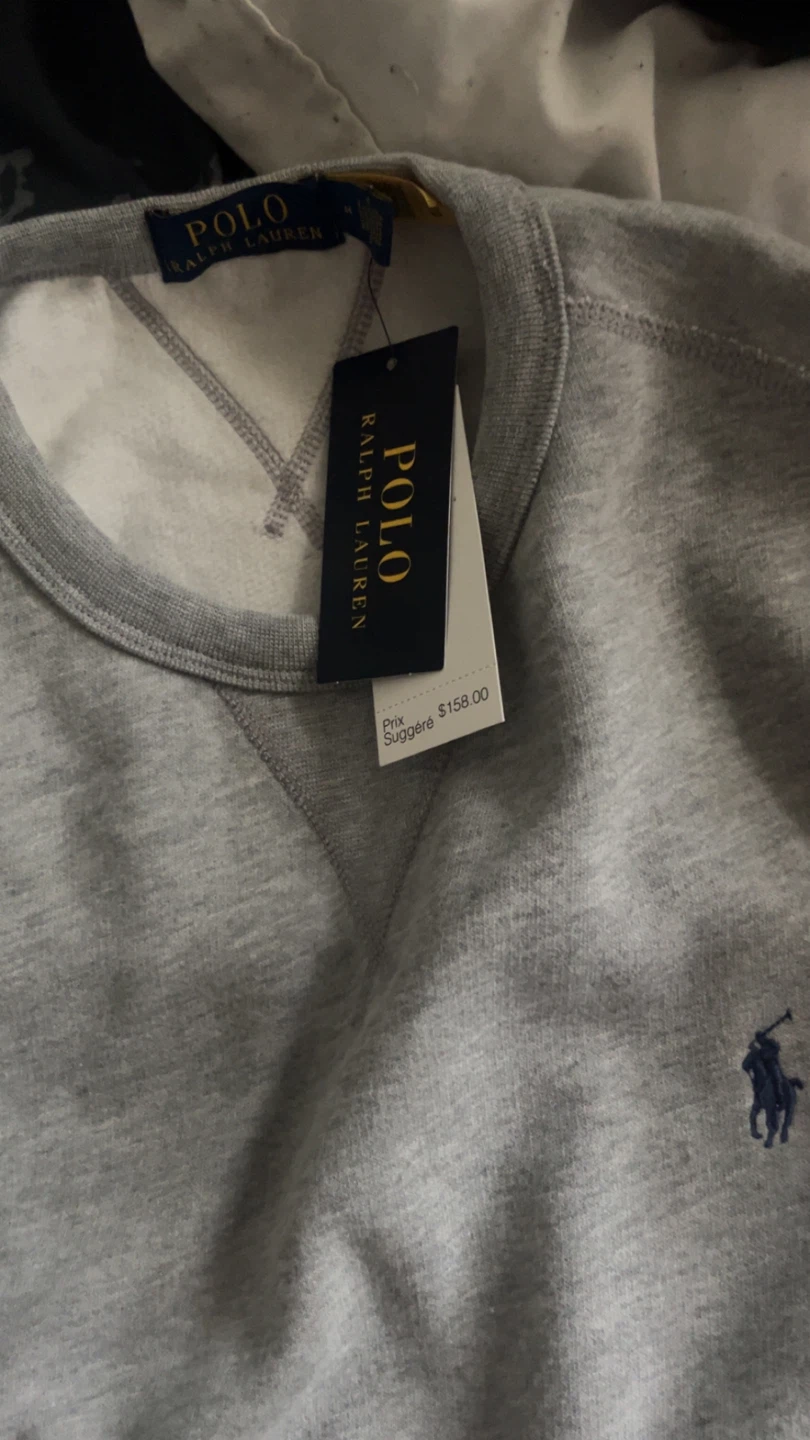Ralph Lauren Polo Grey Crewneck Sweatshirt
