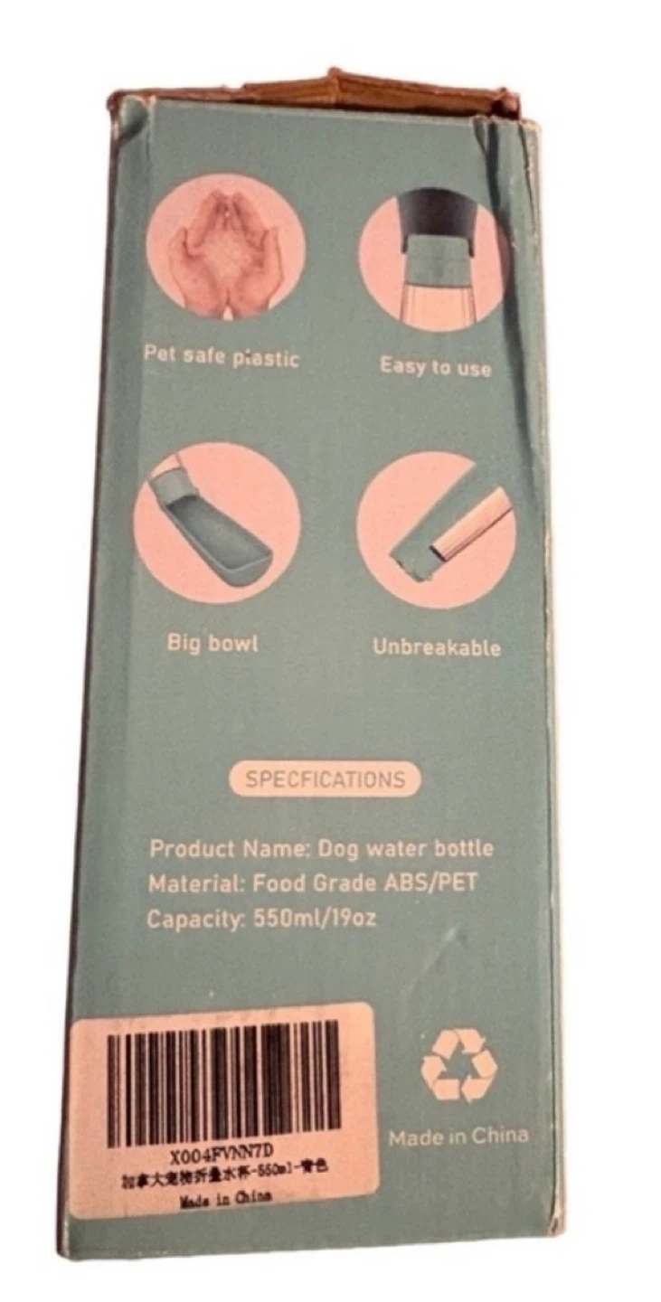 Portable Dog Water Bottle — Leak‑Proof Travel Dispenser - photo 4