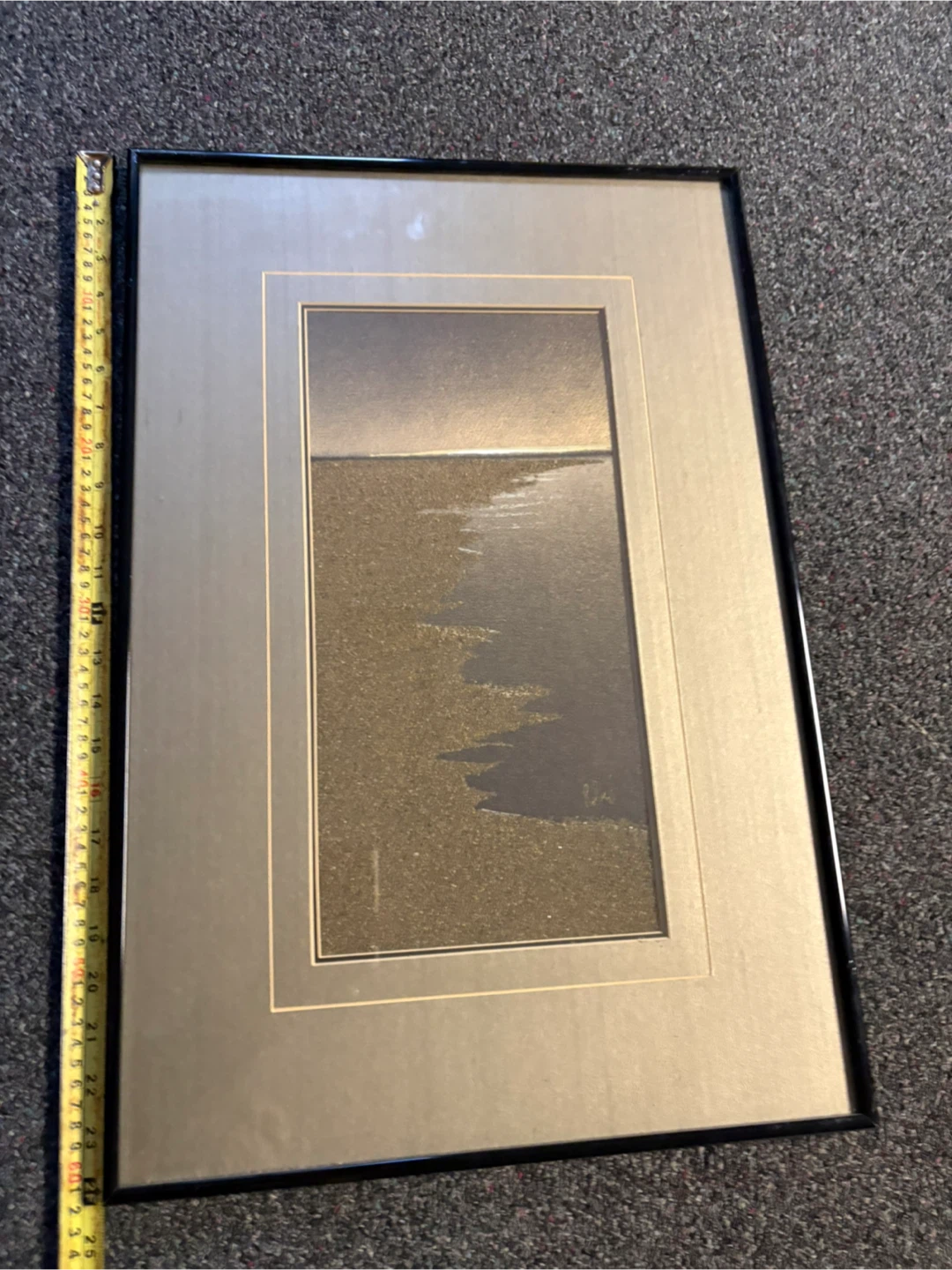 Framed Artwork - Seaside Lighthouse Scene - photo 3