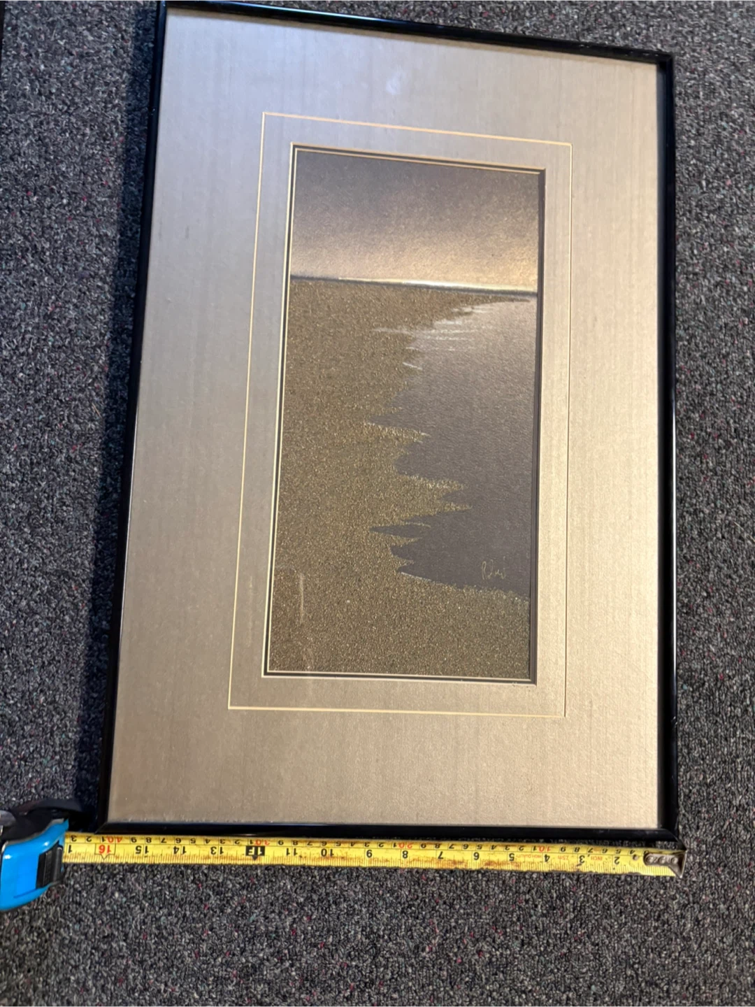 Framed Artwork - Seaside Lighthouse Scene - photo 4