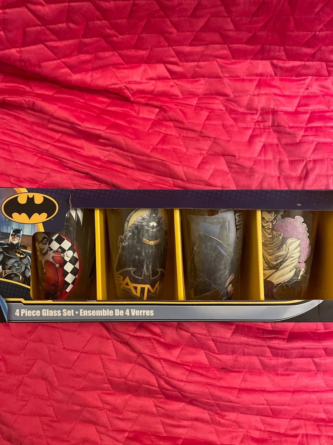 Batman 4 Piece Glass Set (Used)