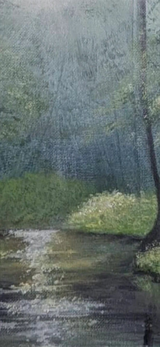 Original Forest Landscape Painting - photo 2