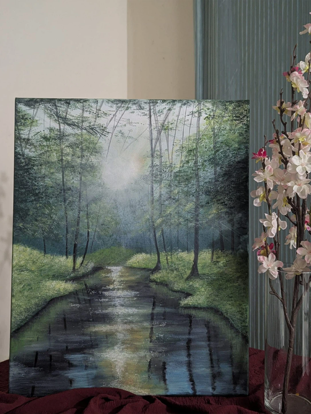 Original Forest Landscape Painting