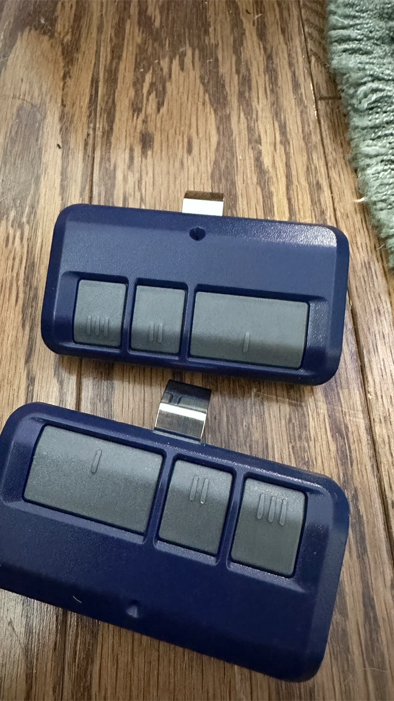 2x Universal 3-Button Garage Door Opener Remote