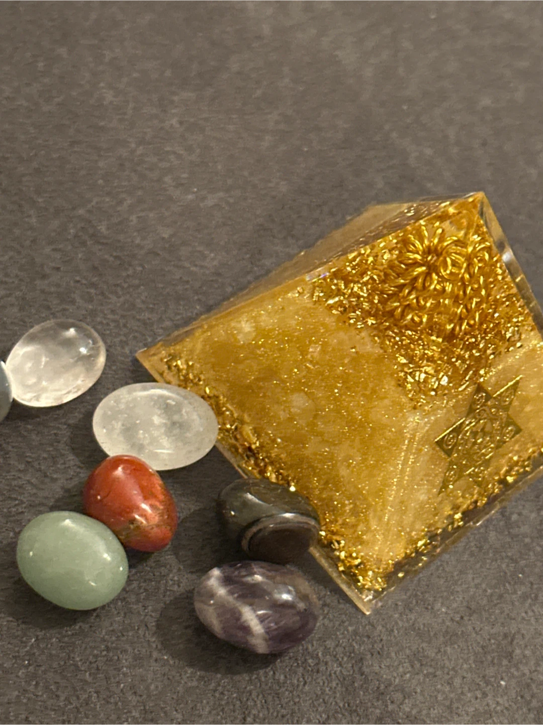 Orgonic Pyramid with Chakra Stones - photo 4