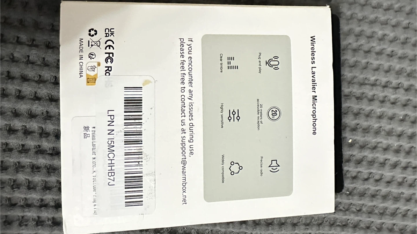 WARM BOX Wireless Lavalier Microphone Set - photo 3