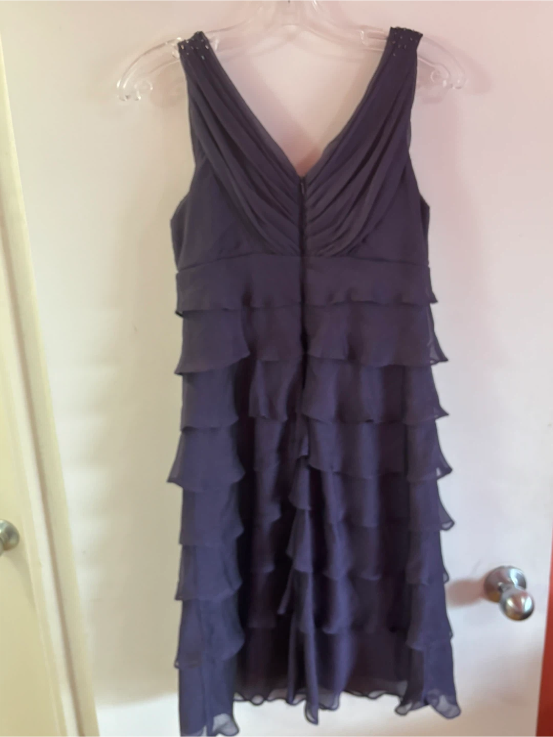EXPO New York Beaded Ruffle Dress Size 6 - photo 2