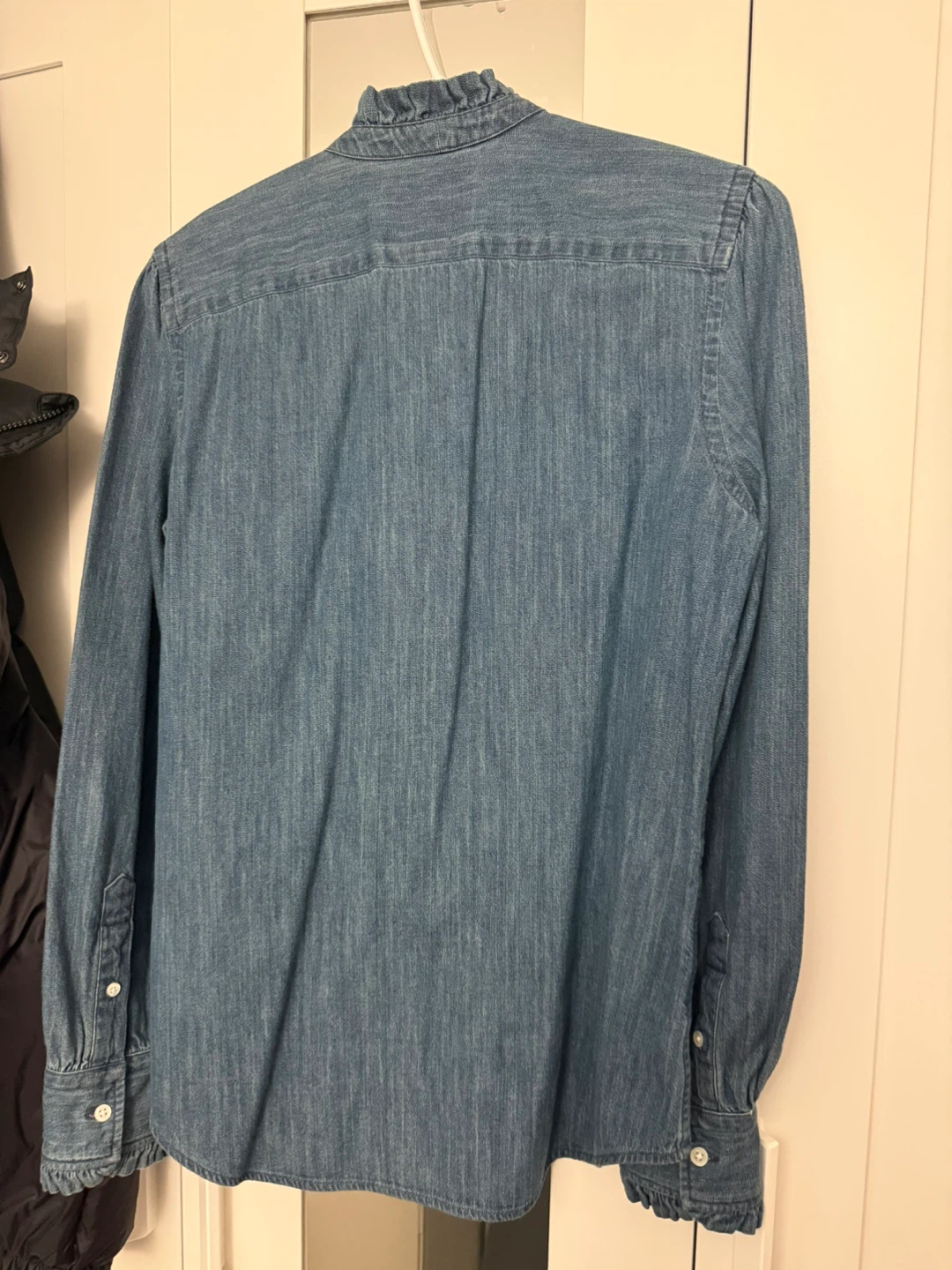 Polo Ralph Lauren Denim Ruffle Collar Shirt - photo 3