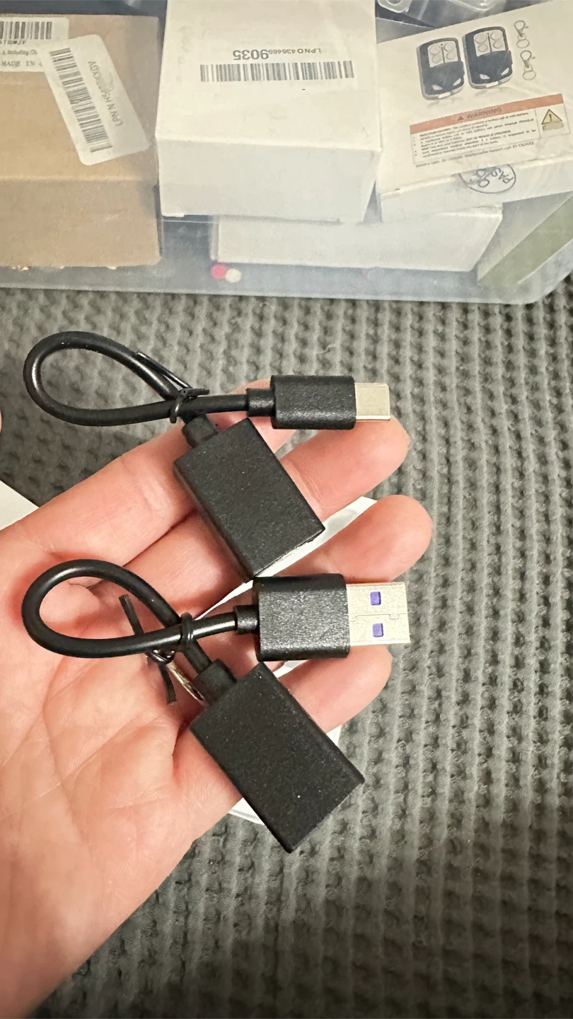 Wireless Car Adapter with USB-C and USB-A Cables - photo 4