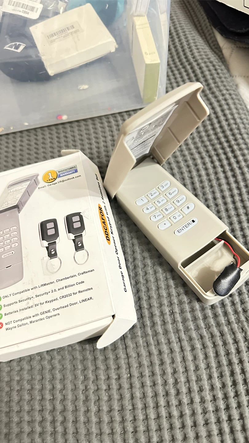 DDCAPOR Garage Door Opener Wireless Keypad - photo 4