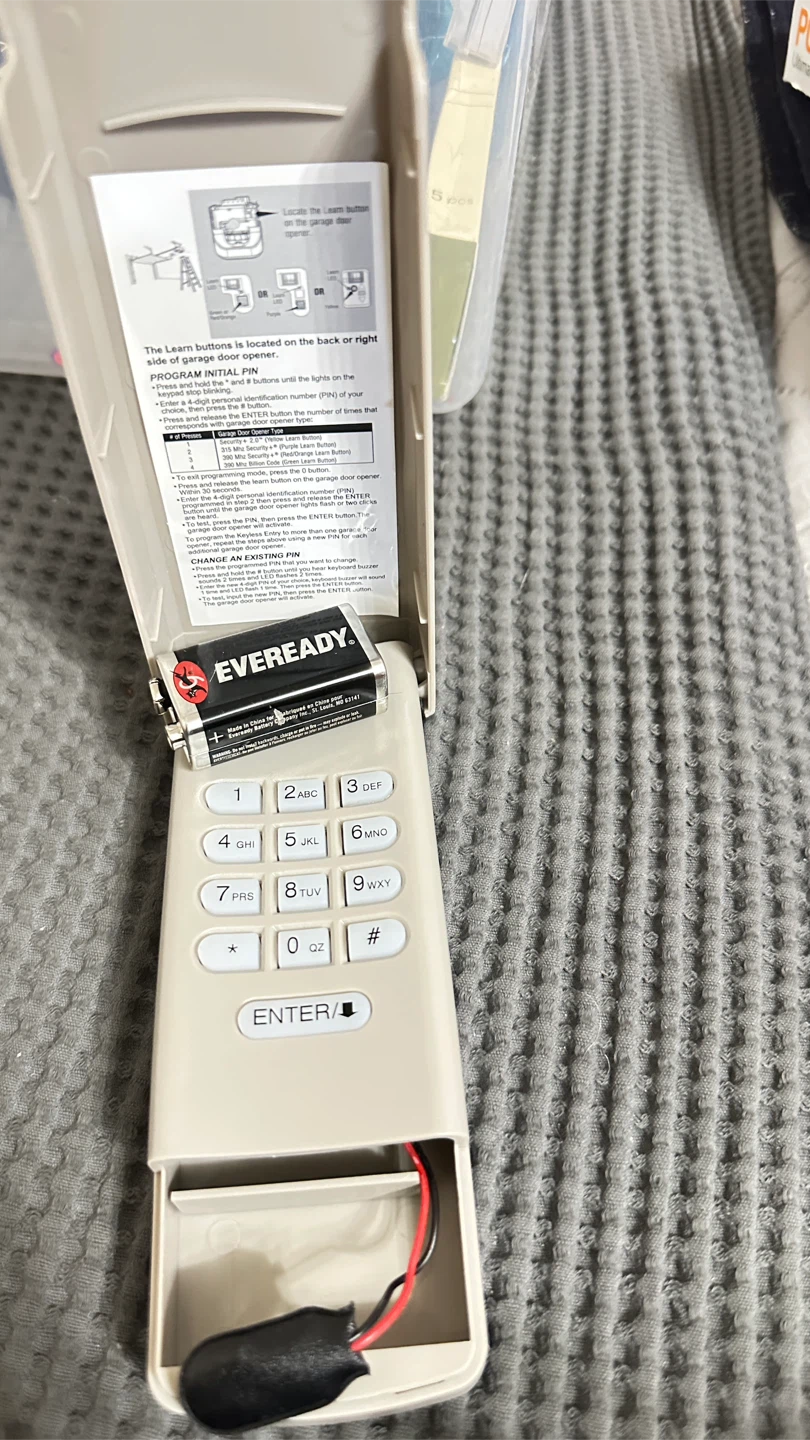DDCAPOR Garage Door Opener Wireless Keypad