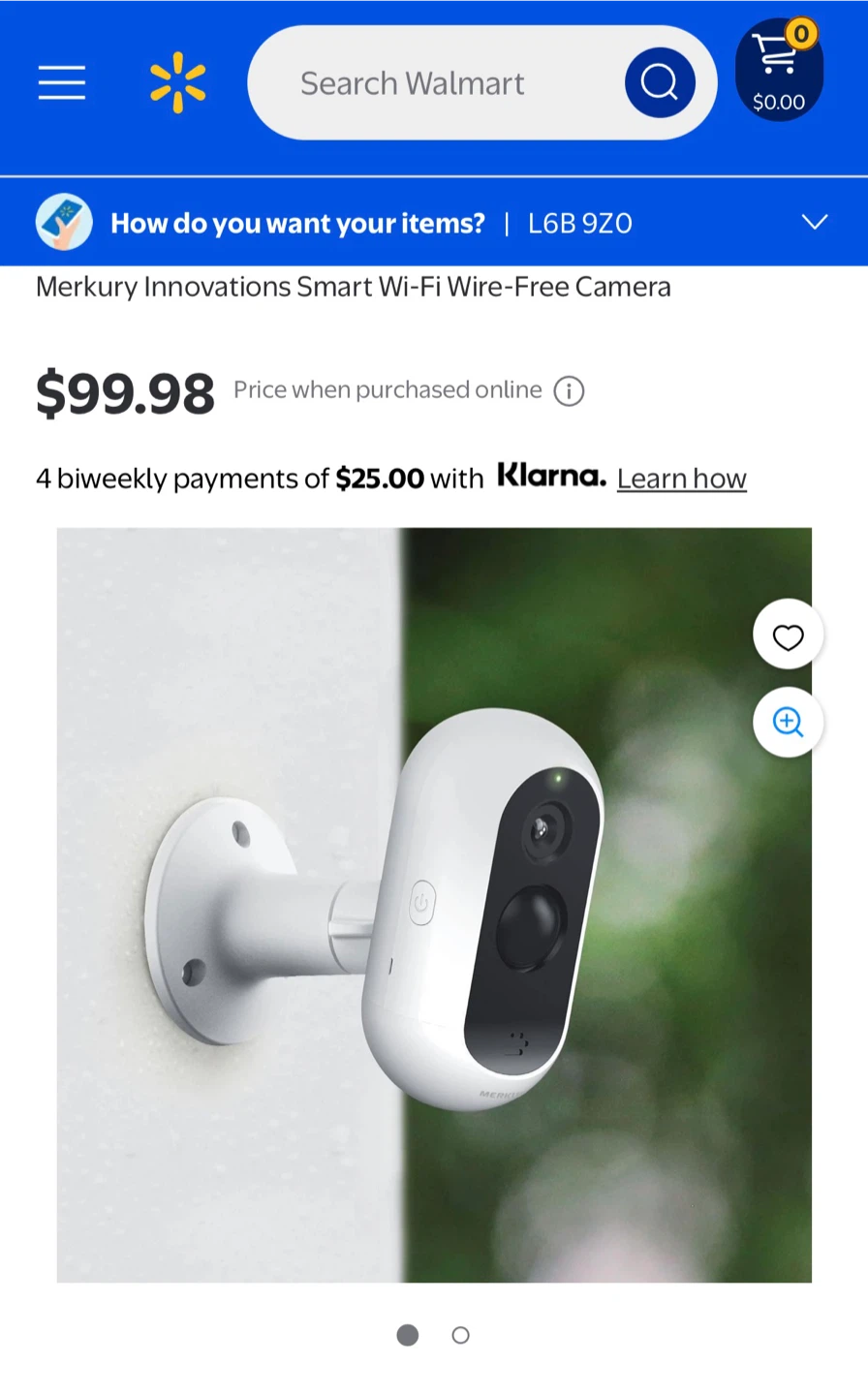 Indoor security Camera