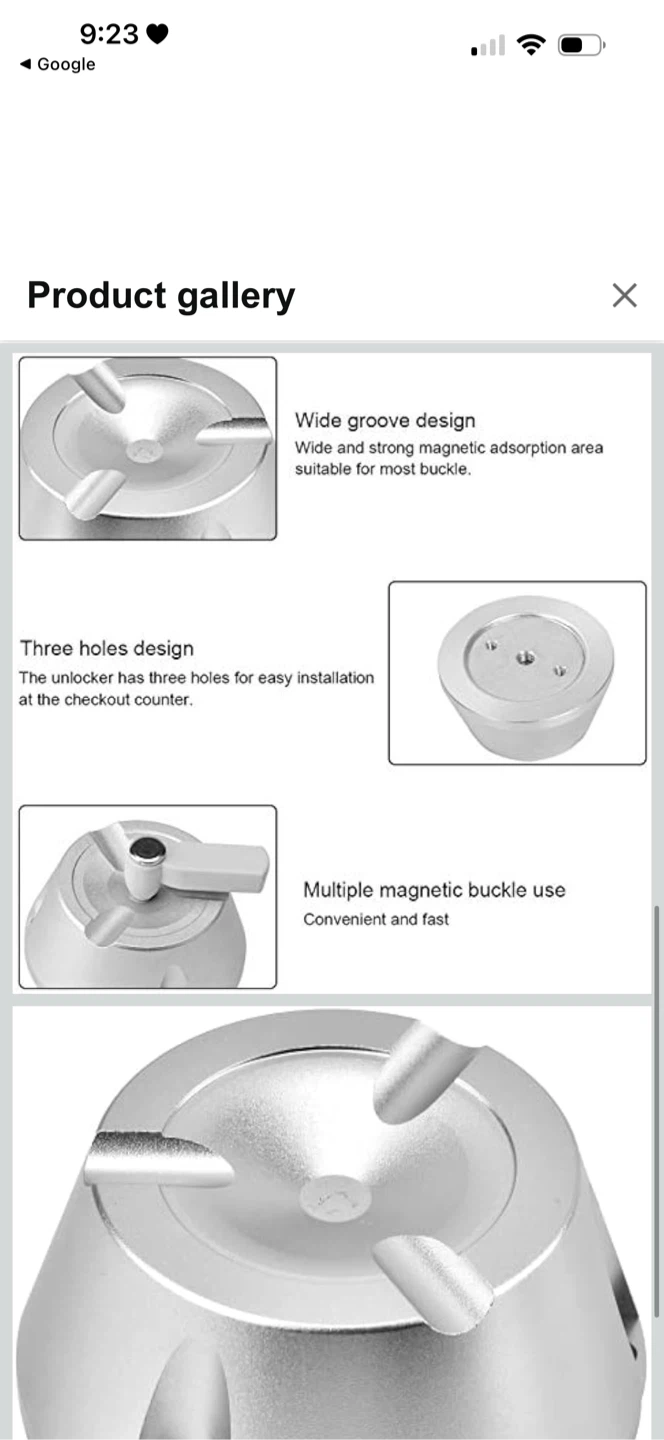 Aluminum Alloy Security Tag Detacher - photo 5