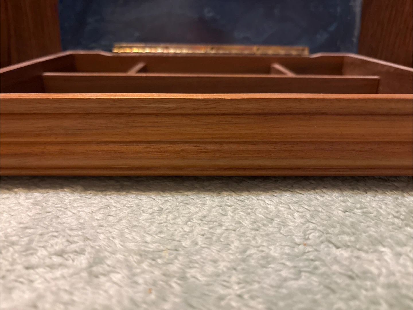 Decorative Wooden Box with Ship Relief - photo 3