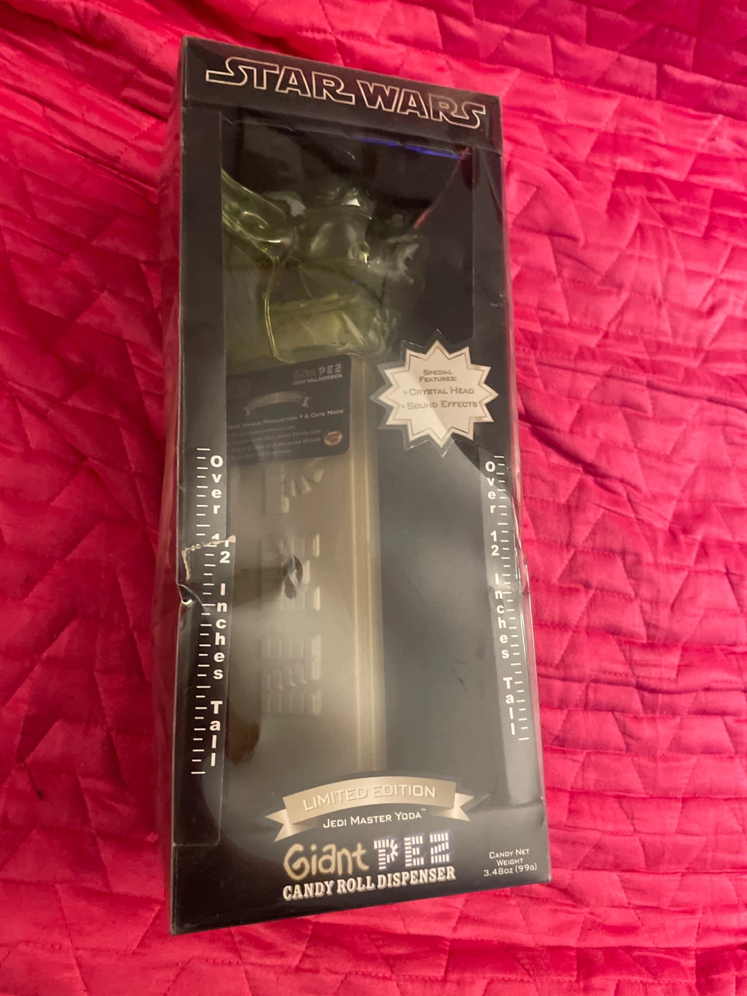 Star Wars Giant PEZ Candy Roll Dispenser (Yoda)
