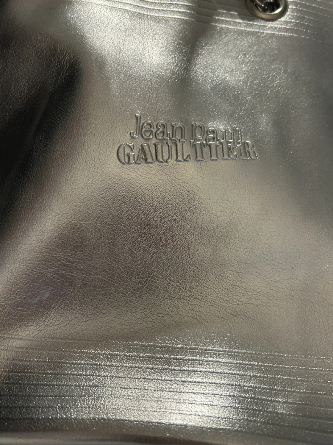 Jean Paul Gaultier Silver Chain Shoulder Bag