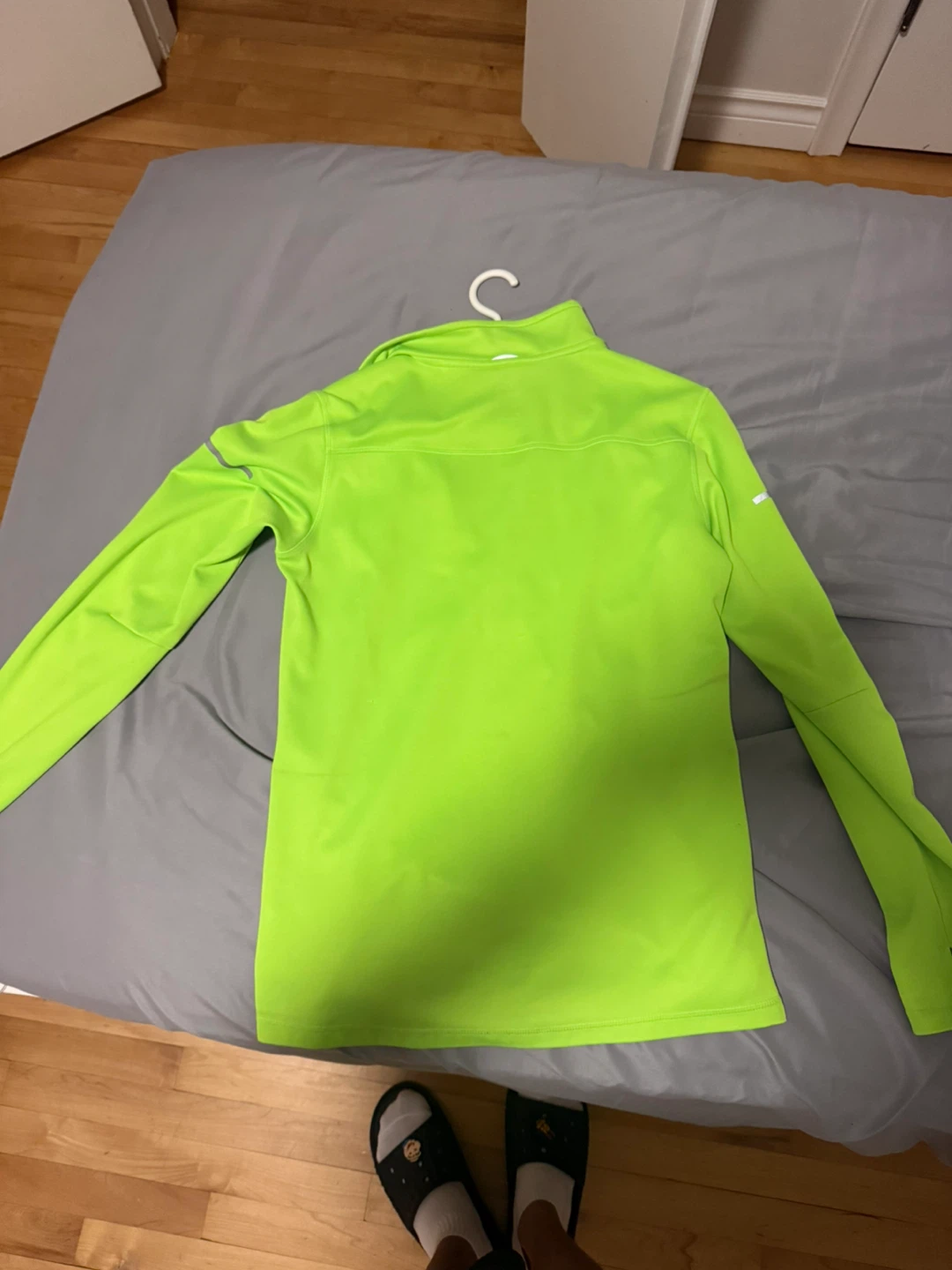 Adidas Climalite Running 1/4 Zip Long Sleeve Shirt - photo 2