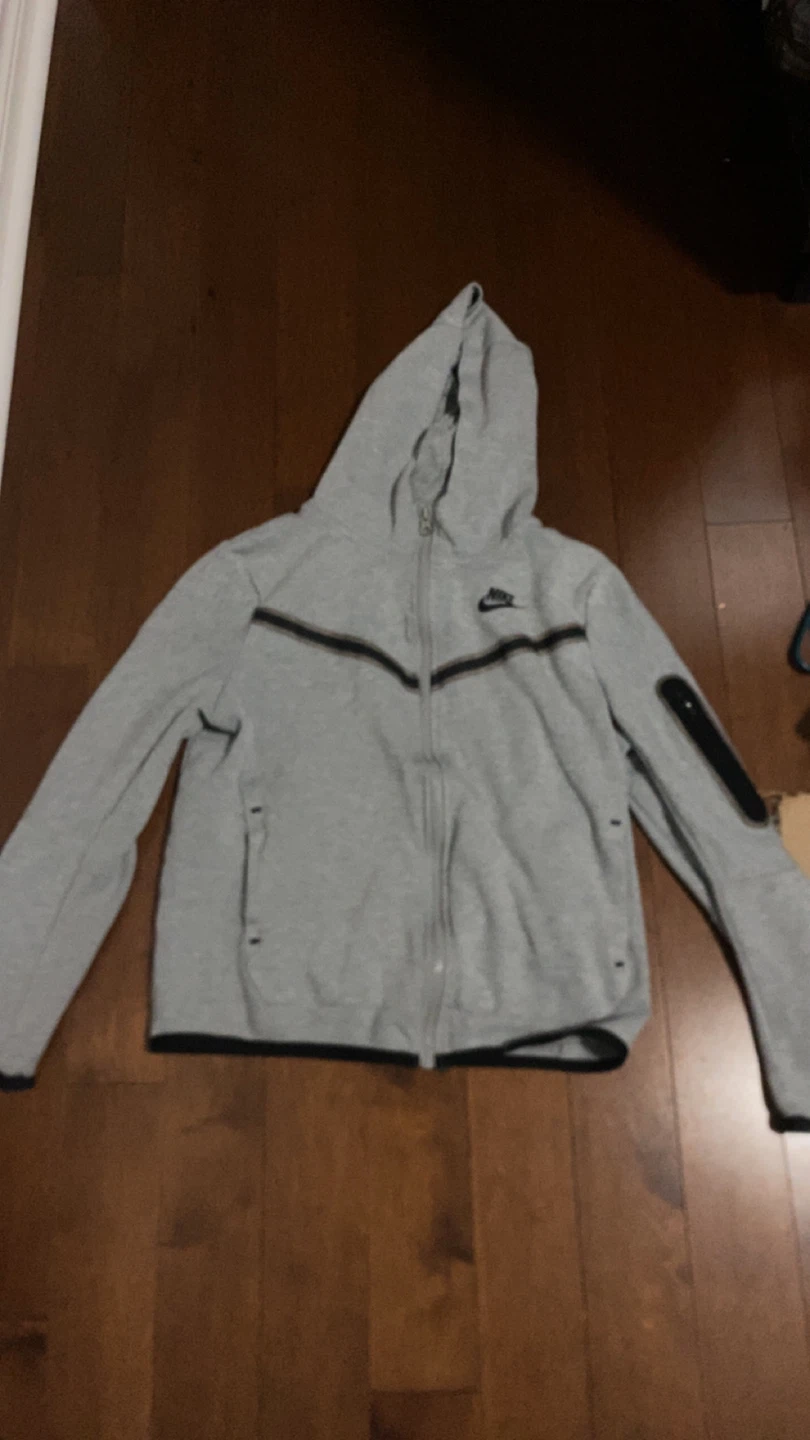 Nike Tech Fleece Full Zip Hoodie Grey - photo 2