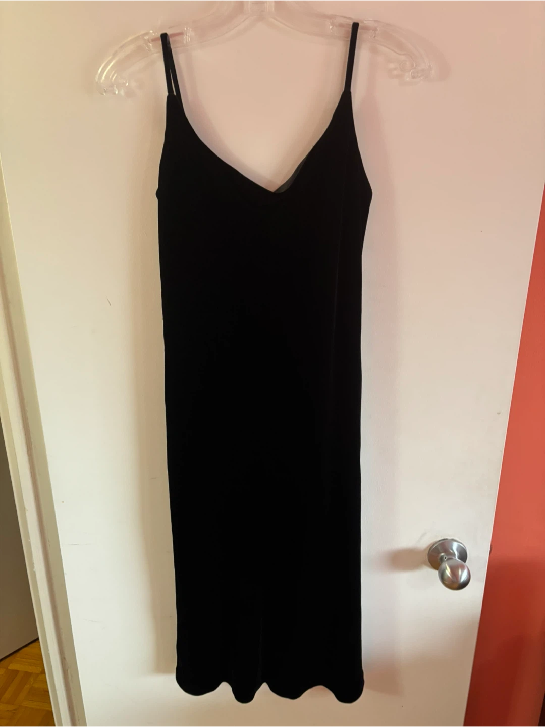 Black Velvet Slip Dress - photo 2