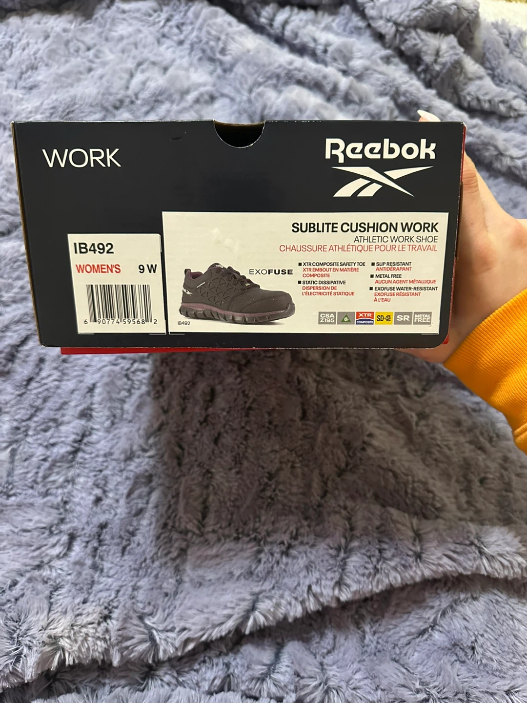 Reebok Sublite Cushion Work Athletic Shoes - Women's Size 9