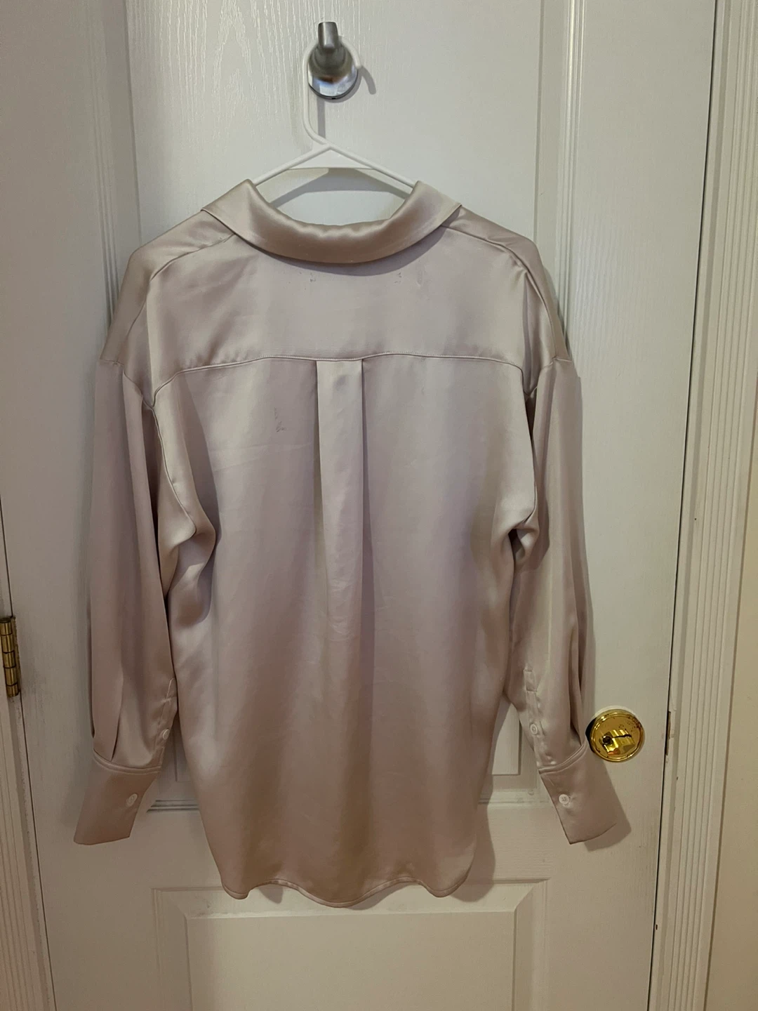 Satin Button-Up Shirt - photo 2