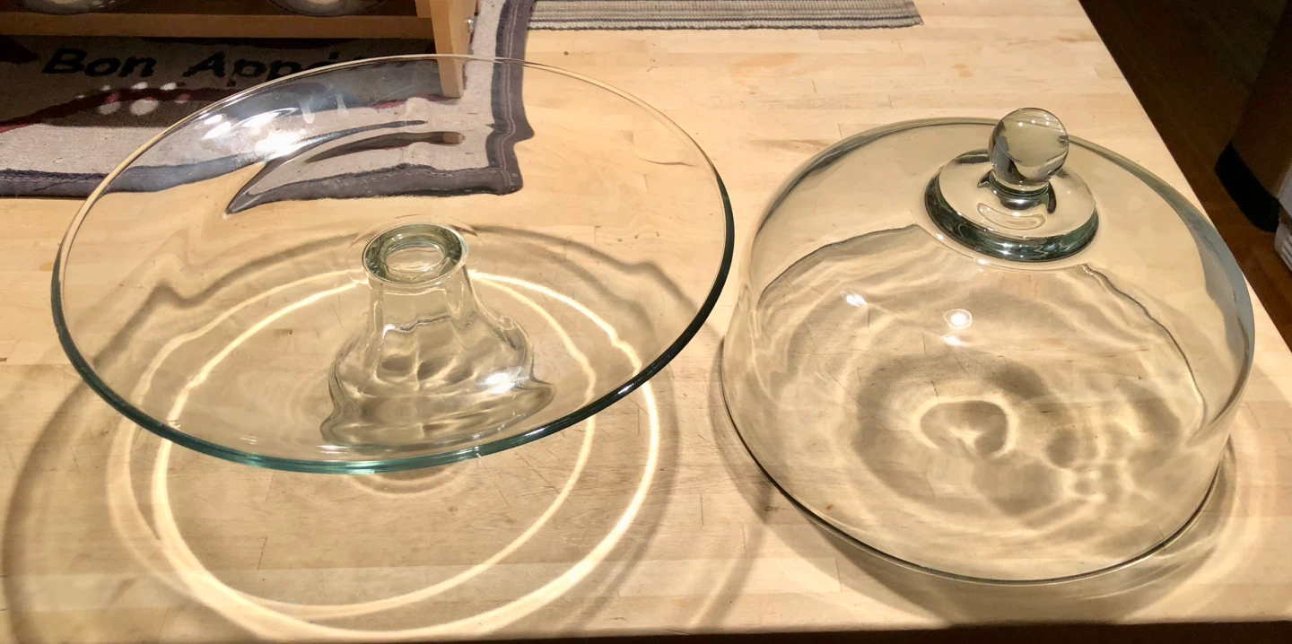 Anchor Hocking Presence Glass Cake Stand and Dome Set - photo 2