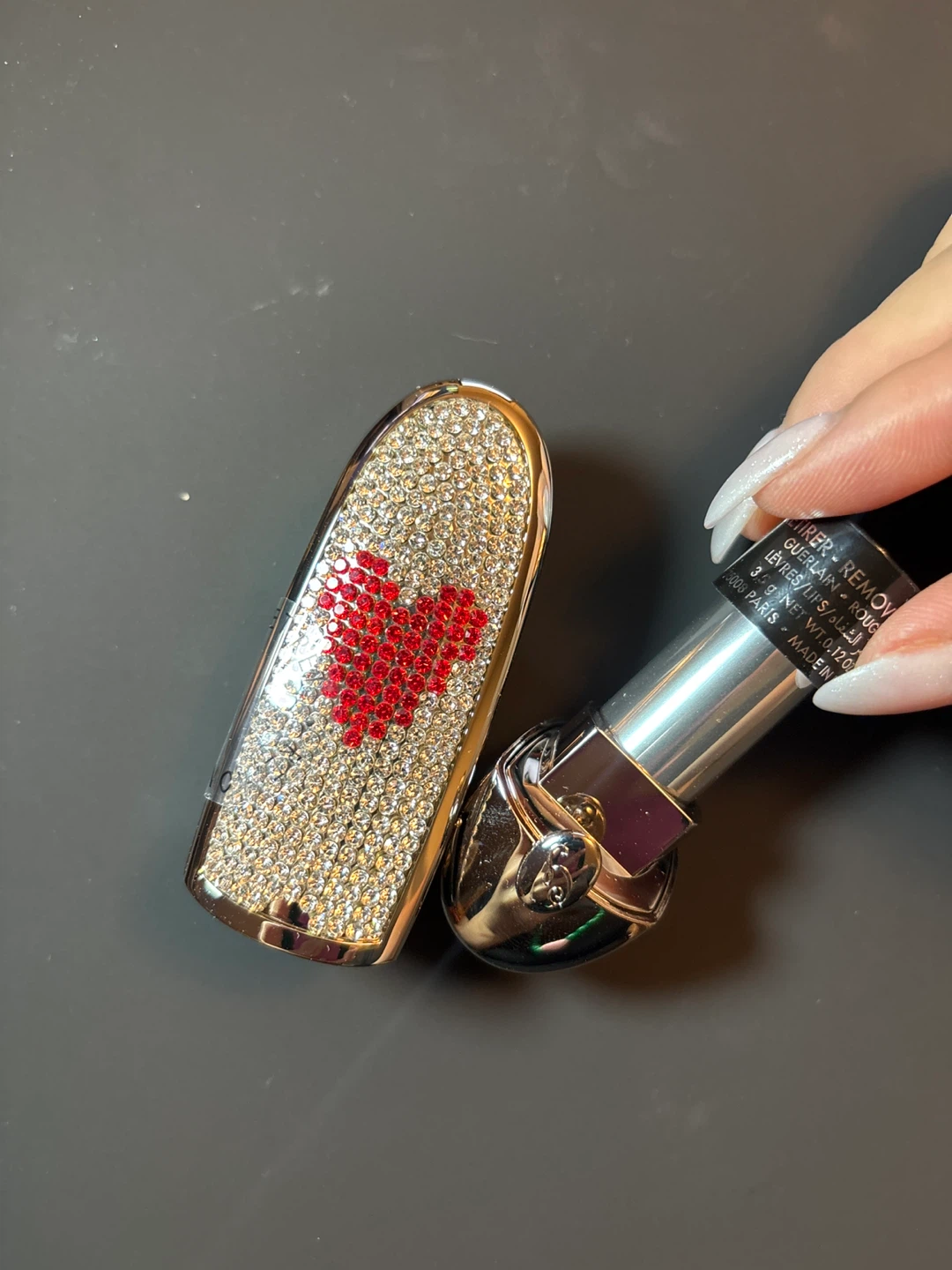 Guerlain Rouge G Lipstick "Sparkling Heart" Limited Edition