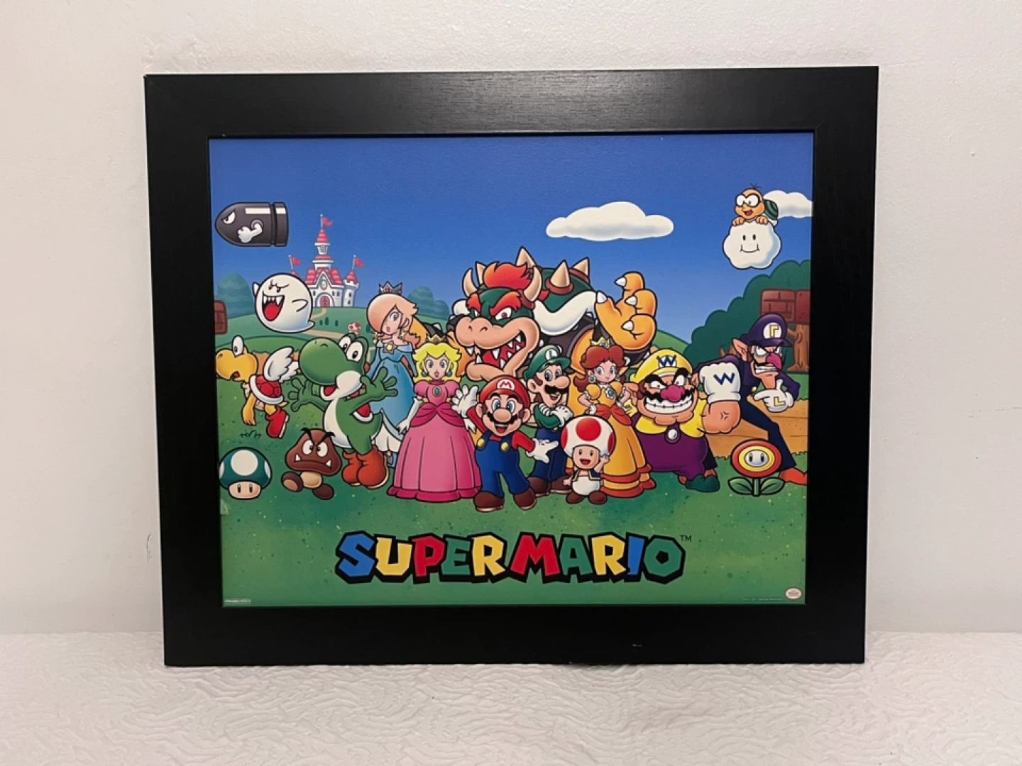 Framed Super Mario Poster