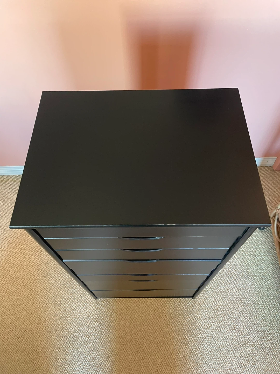 Black 7-Drawer Storage Unit - photo 2