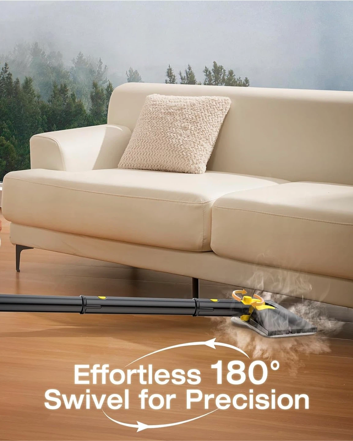 LABIGO 10-in-1 Portable Handheld Steamer Mop - 350ml Tank - photo 5