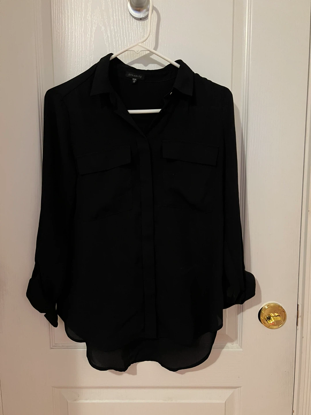 Black Button-Up Shirt