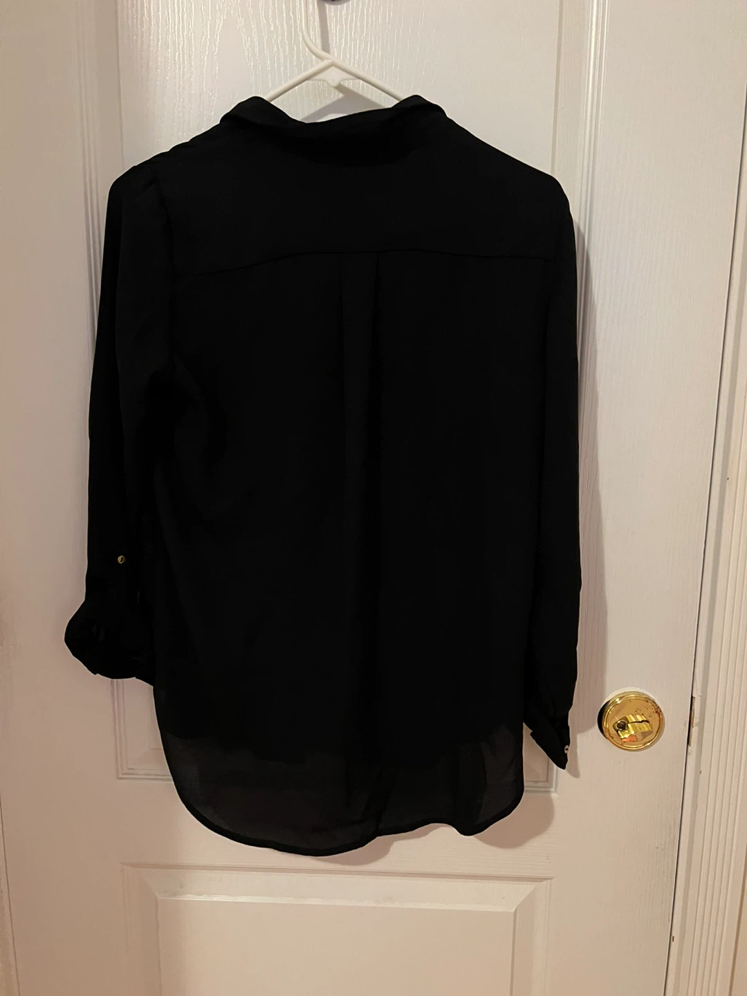 Black Button-Up Shirt - photo 2