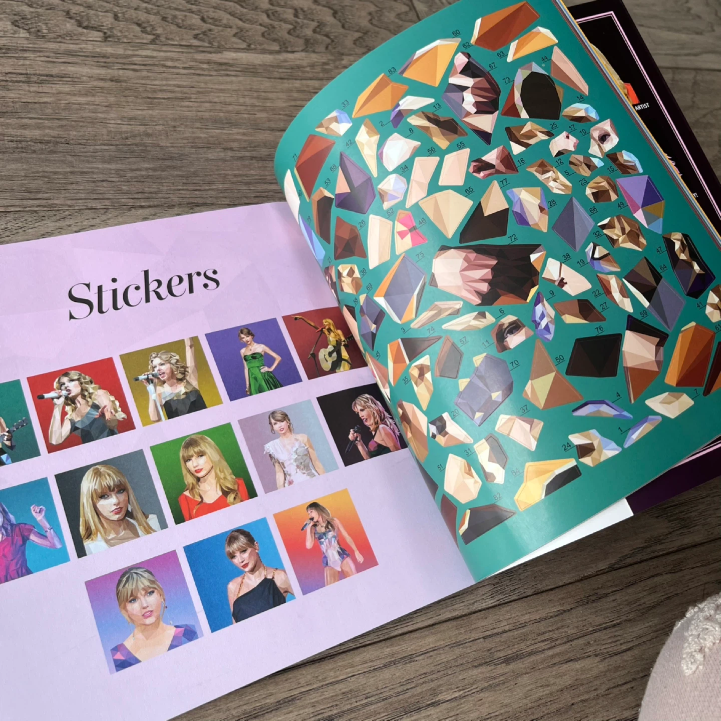 Ultimate Taylor Swift Sticker Mosaic Art Book - photo 3