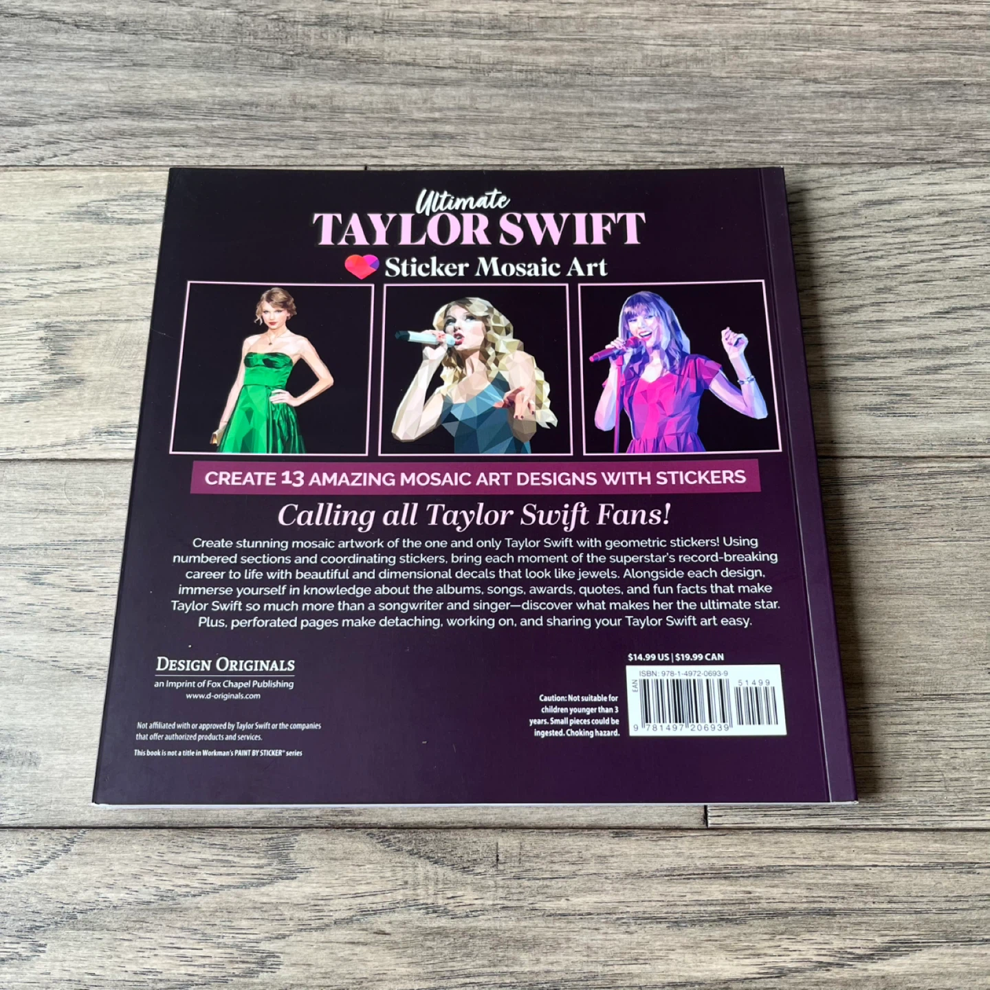 Ultimate Taylor Swift Sticker Mosaic Art Book - photo 2