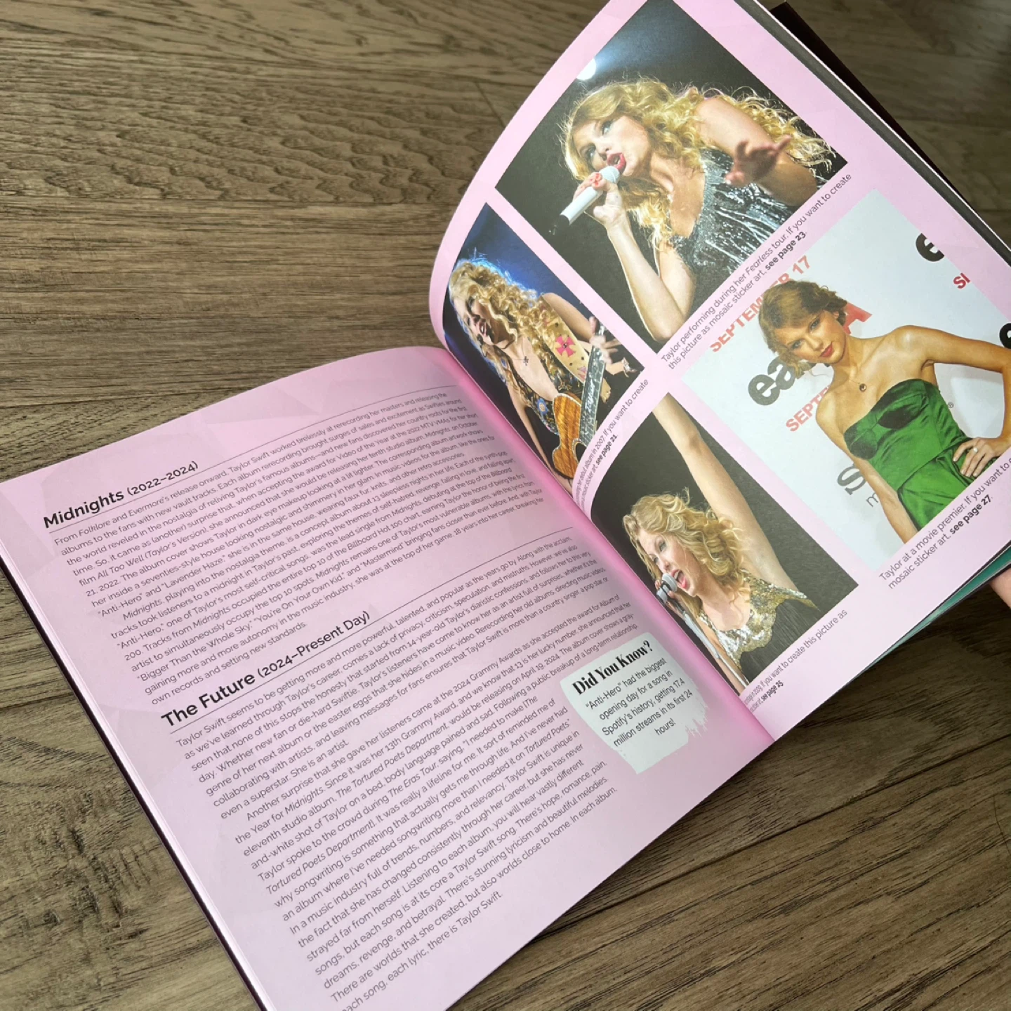 Ultimate Taylor Swift Sticker Mosaic Art Book - photo 4