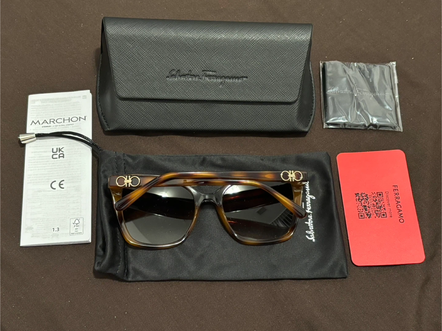 Salvatore Ferragamo SF 1026S Sunglasses Tortoise Square - photo 5