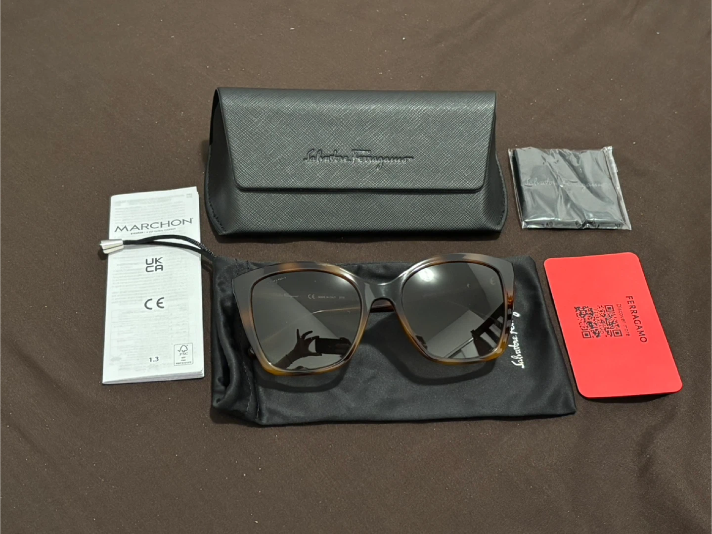 Salvatore Ferragamo SF 1026S Sunglasses Tortoise Square - photo 4