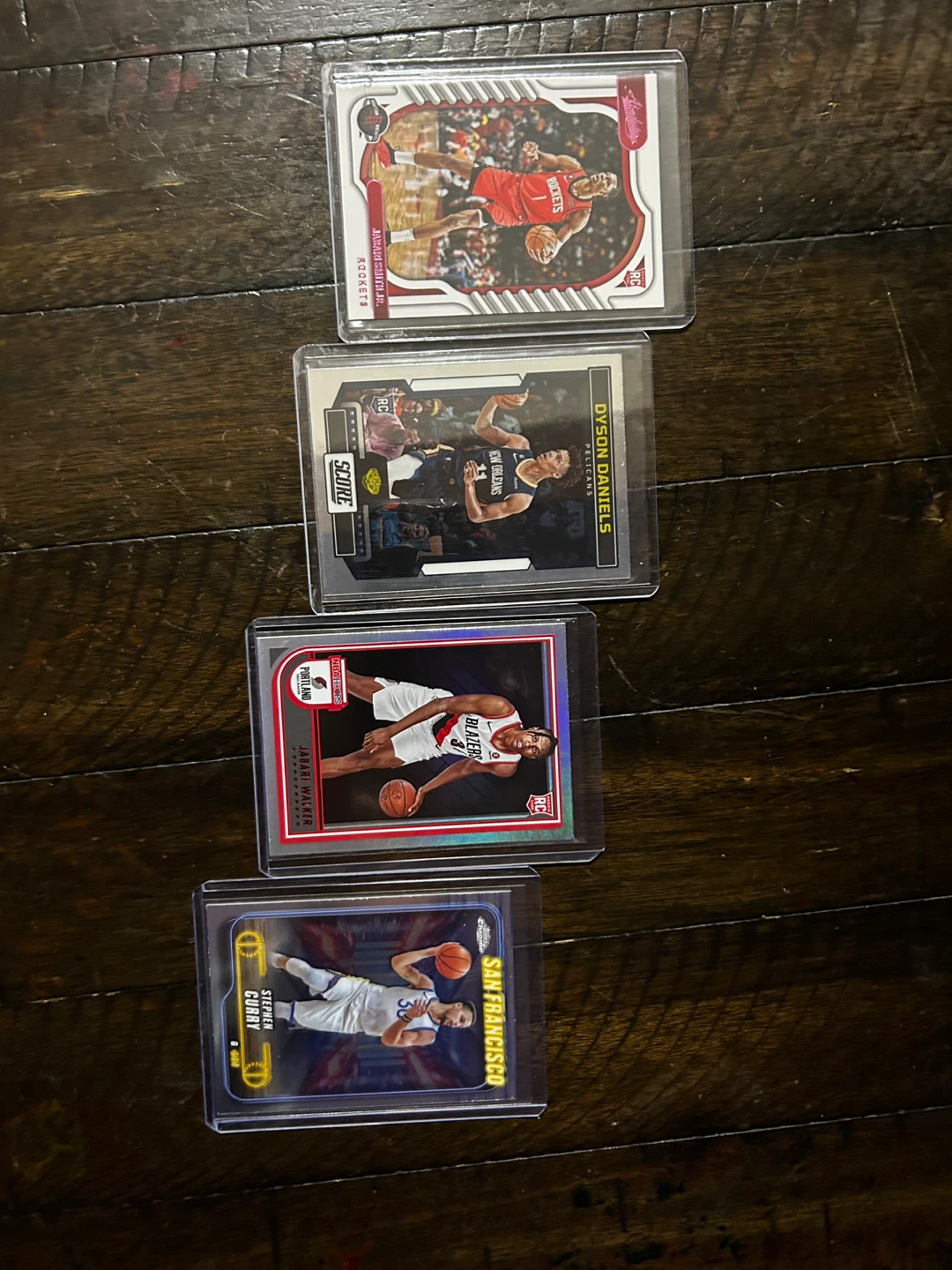 Stephen Curry, Dyson , Jabari Smith Jr. Basketball Cards