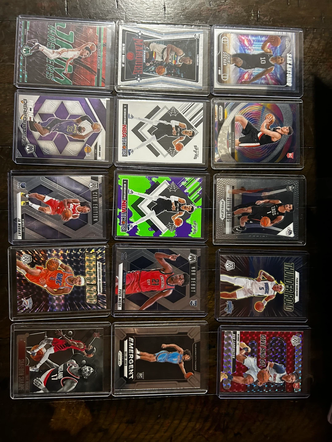 Assorted NBA Trading Cards - Panini
