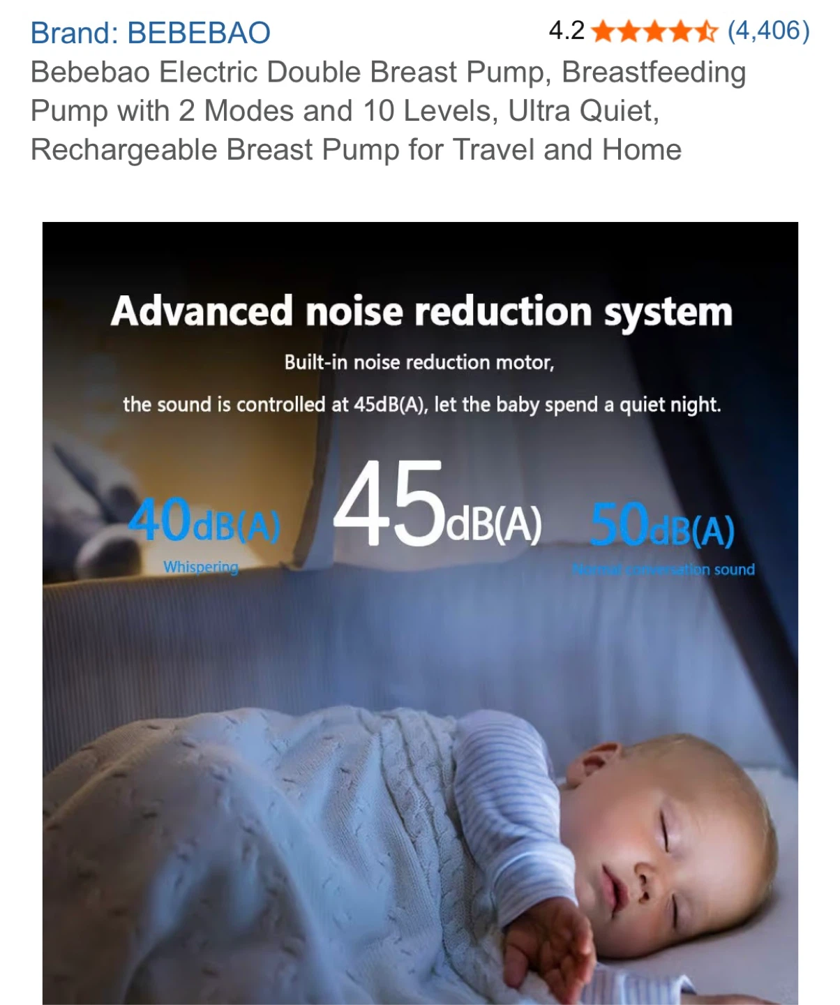 BEBEBAO Electric Double Breast Pump - photo 3