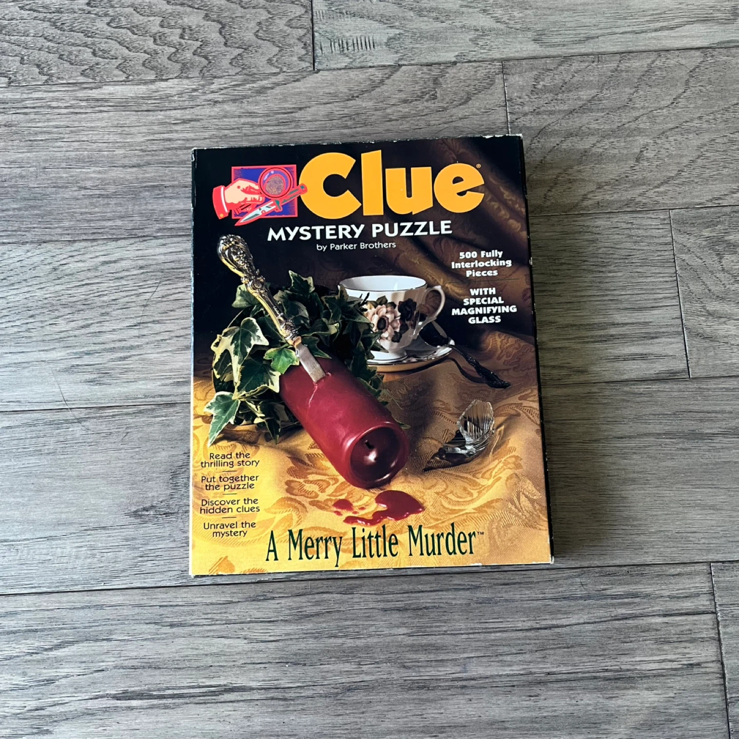Vintage 90s Clue Mystery Puzzle: A Merry Little Murder - photo 2