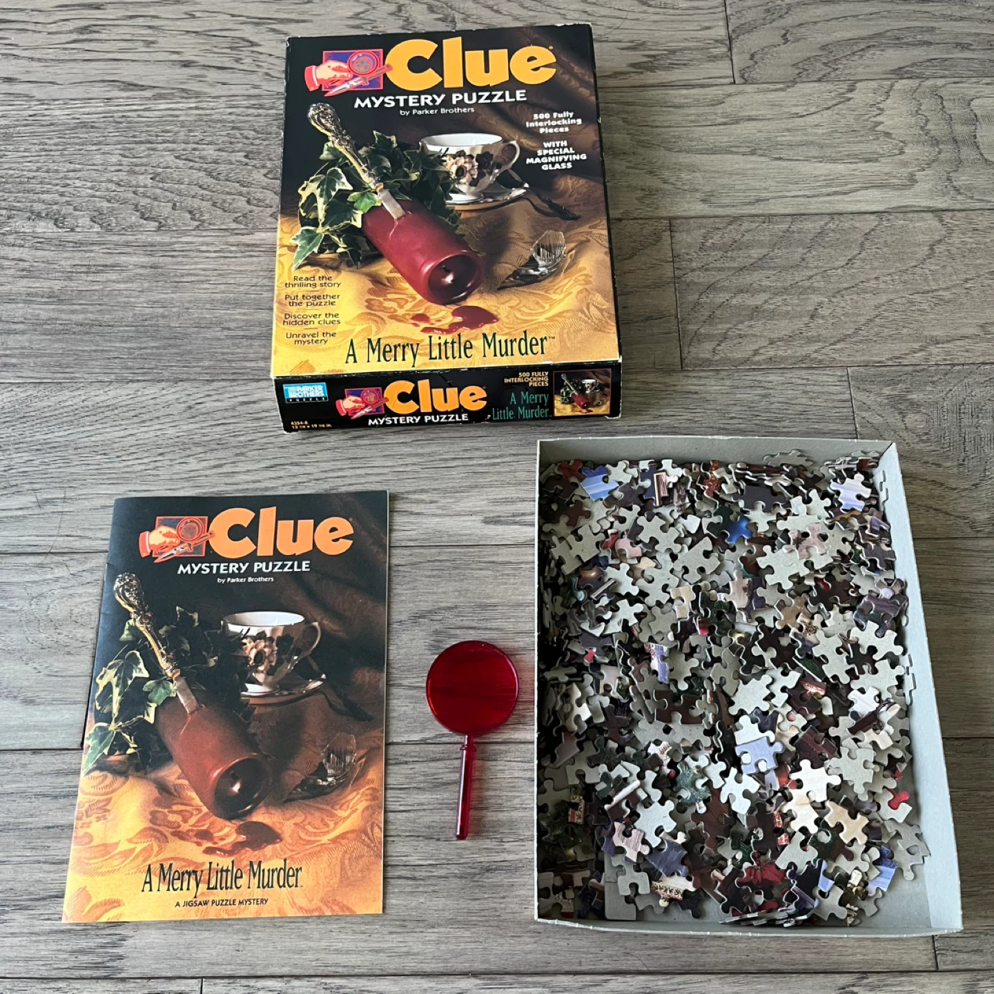 Vintage 90s Clue Mystery Puzzle: A Merry Little Murder