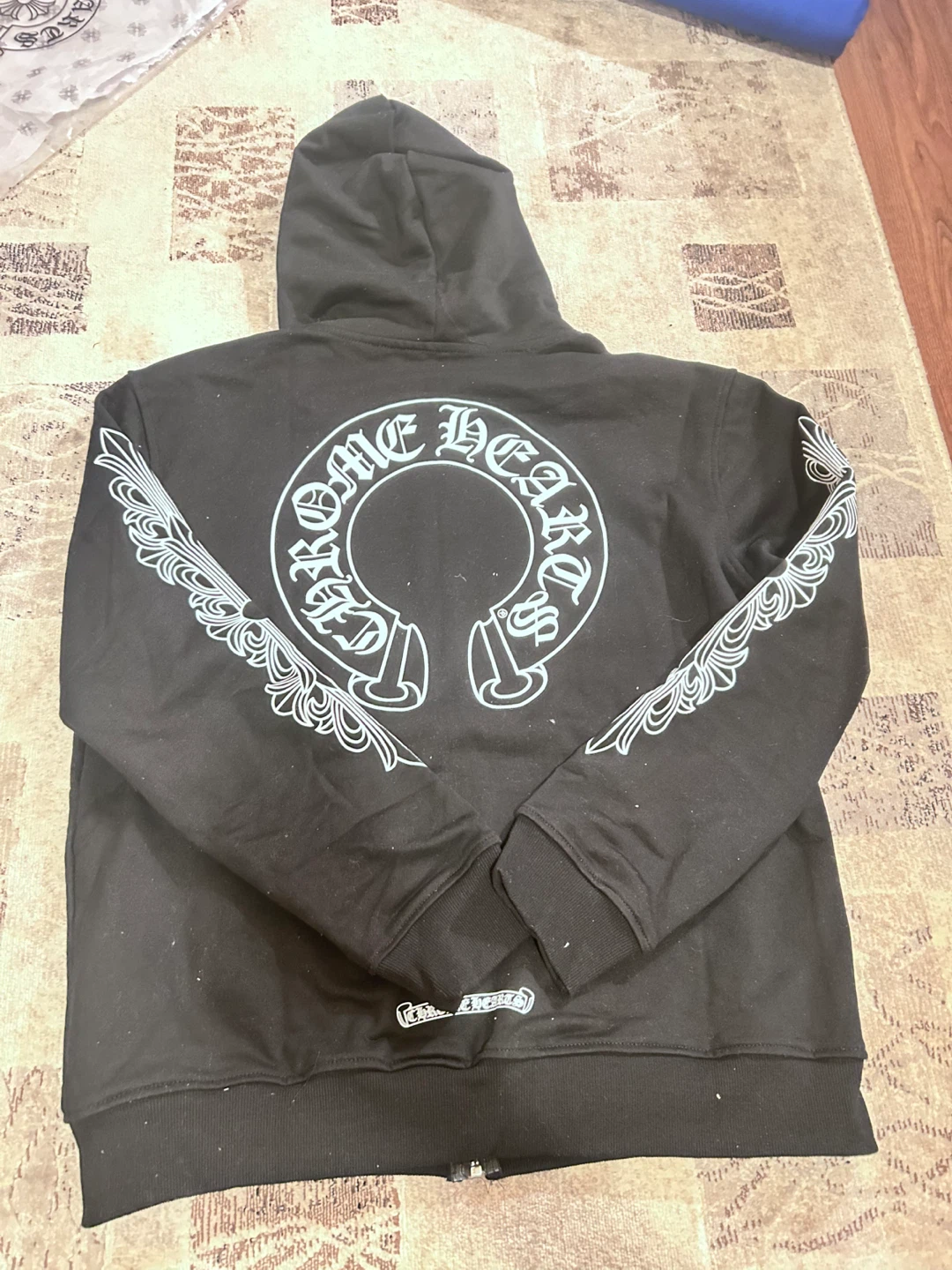 Chrome heart zip up - photo 2