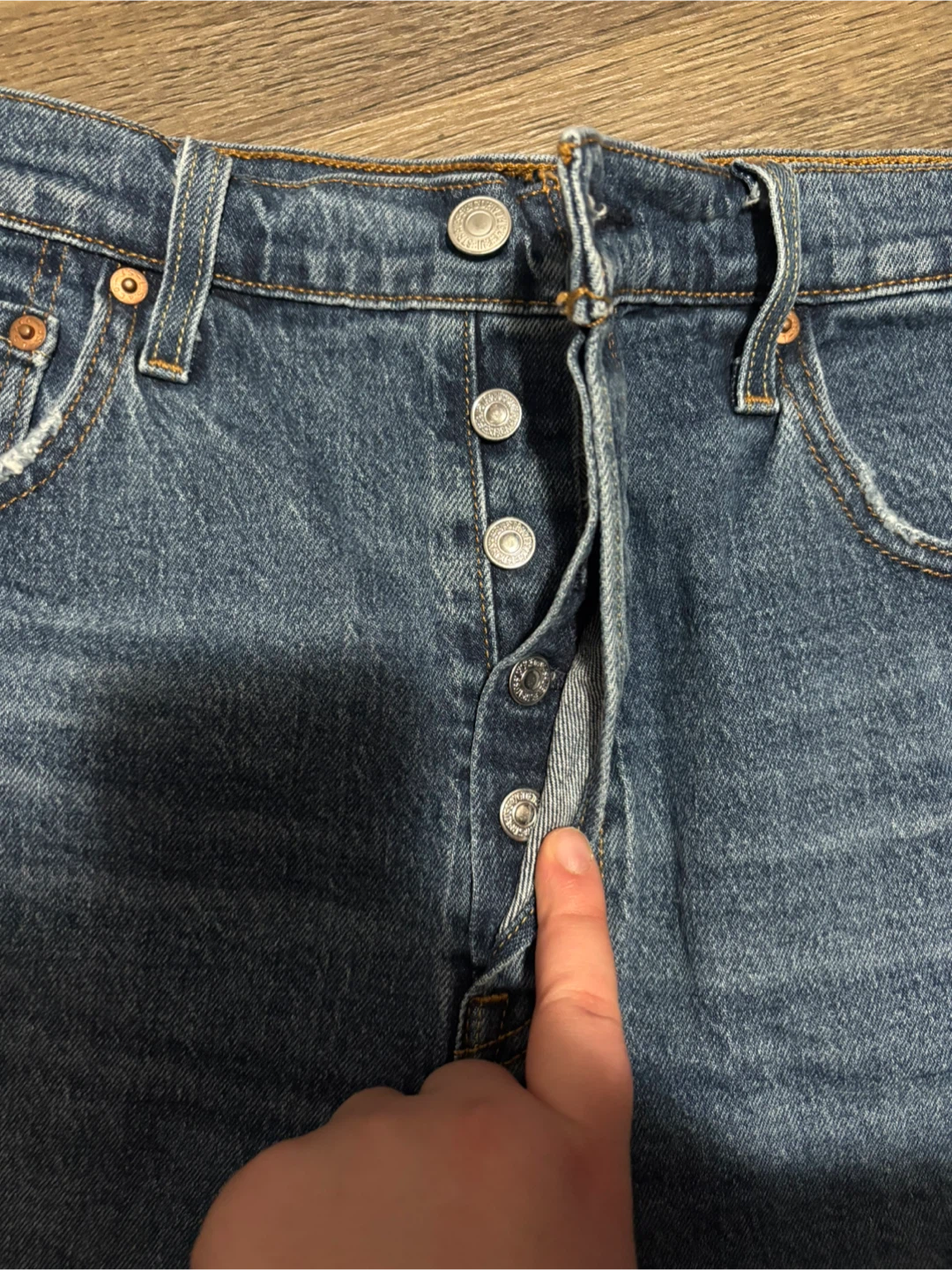 Levi's 501 Denim Shorts Women's - photo 3