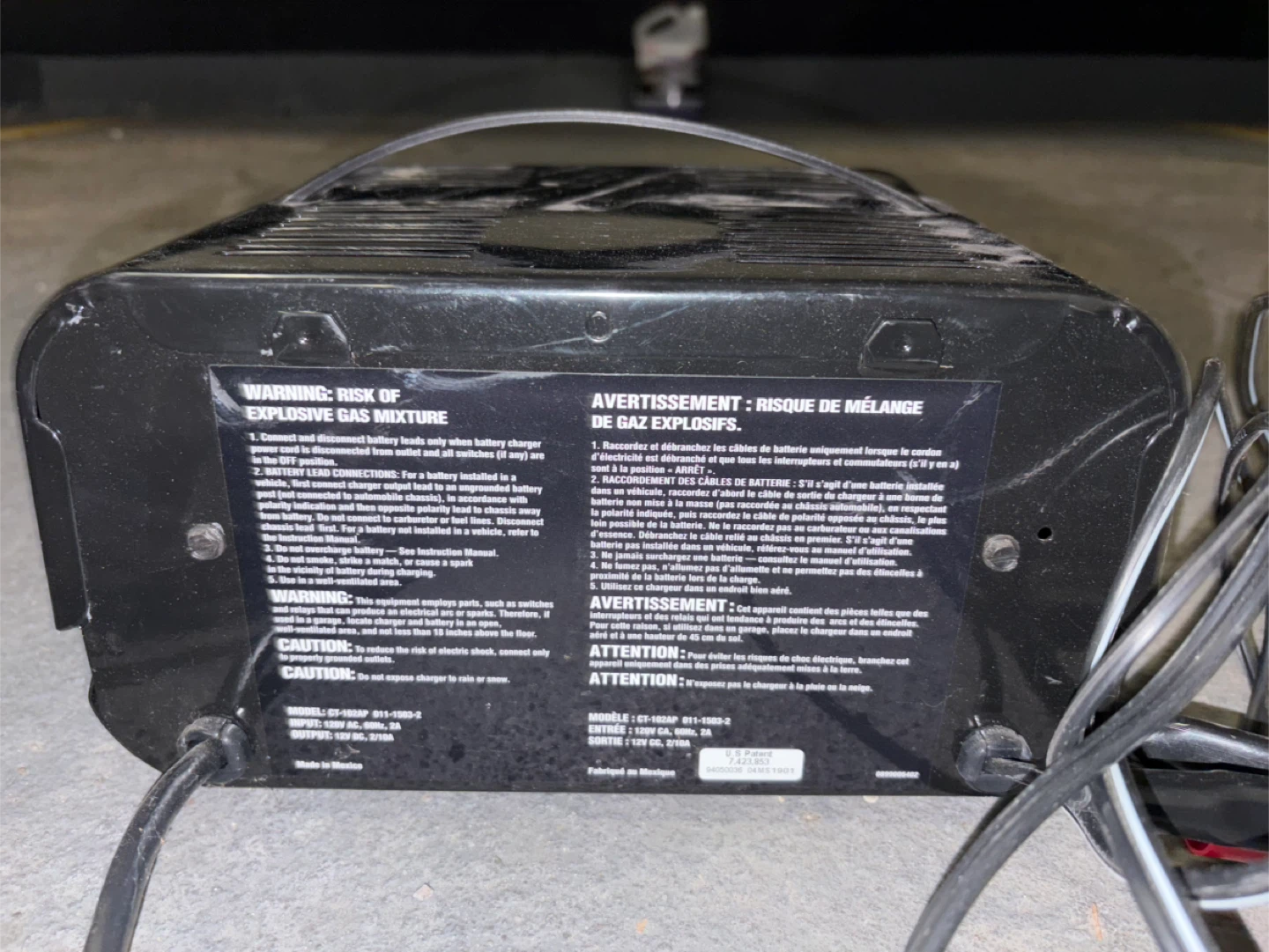 MotoMaster 10/2A Automatic Battery Charger - photo 4