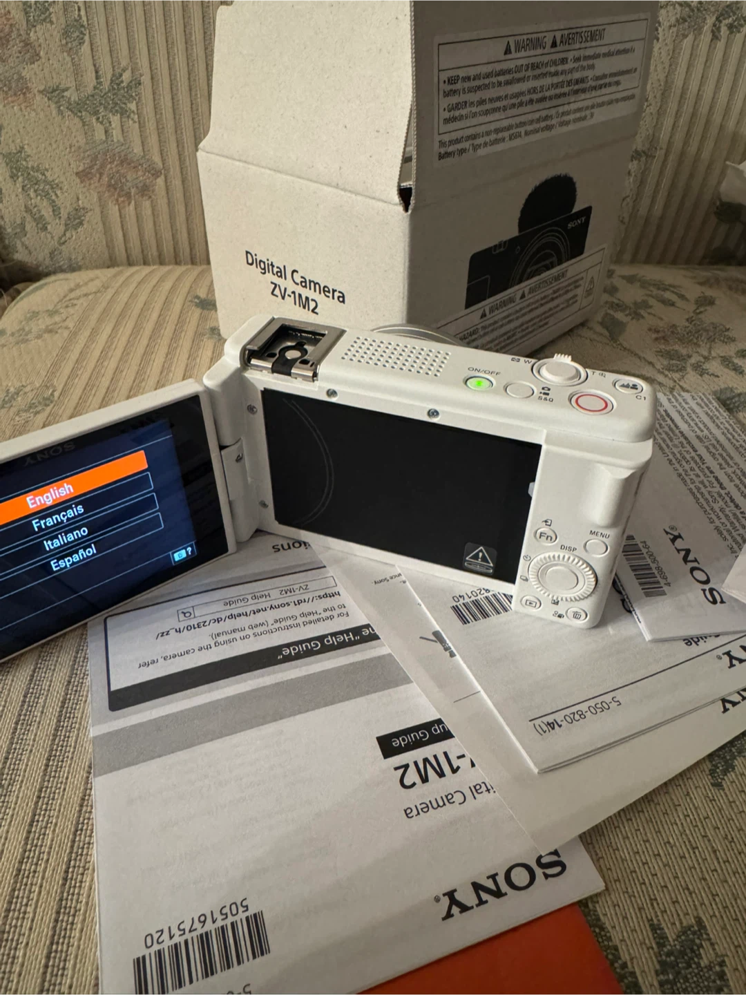 Sony ZV-1M2 Digital Camera - White - photo 2